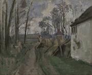 Paul Cezanne Village Road Near Auvers France oil painting artist